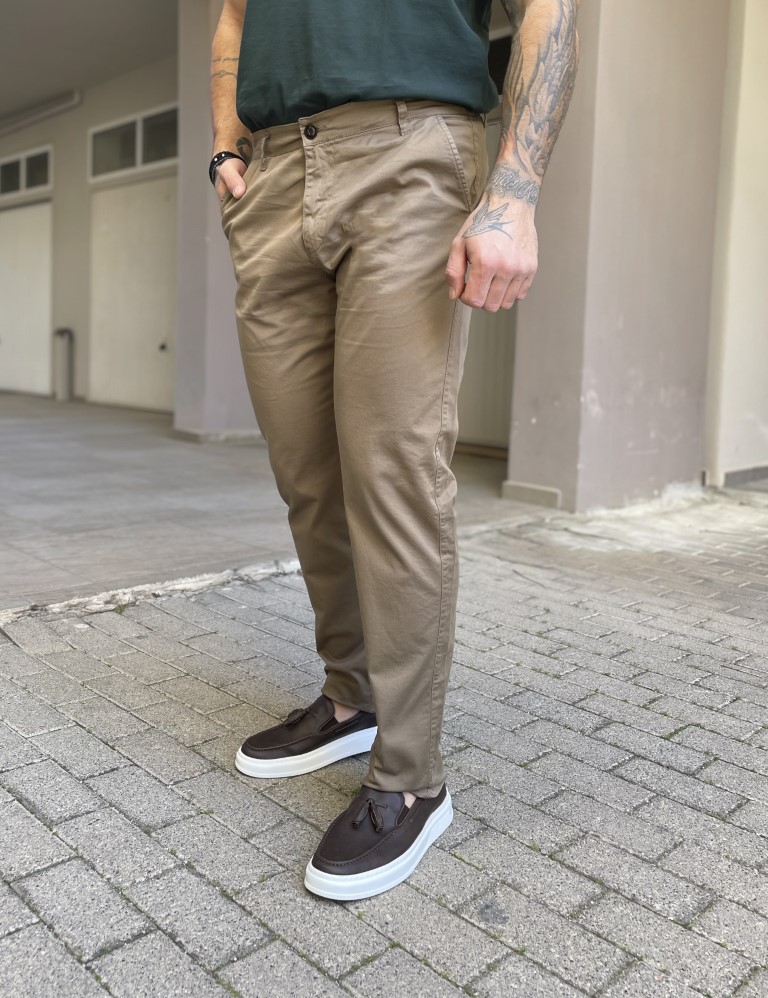 Ανδρικό πούρο παντελόνι καπαρντίνα Chinos BO2909P φωτογραφία